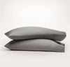 Percale Hemmed Pillowcase Set: Natural / Standard