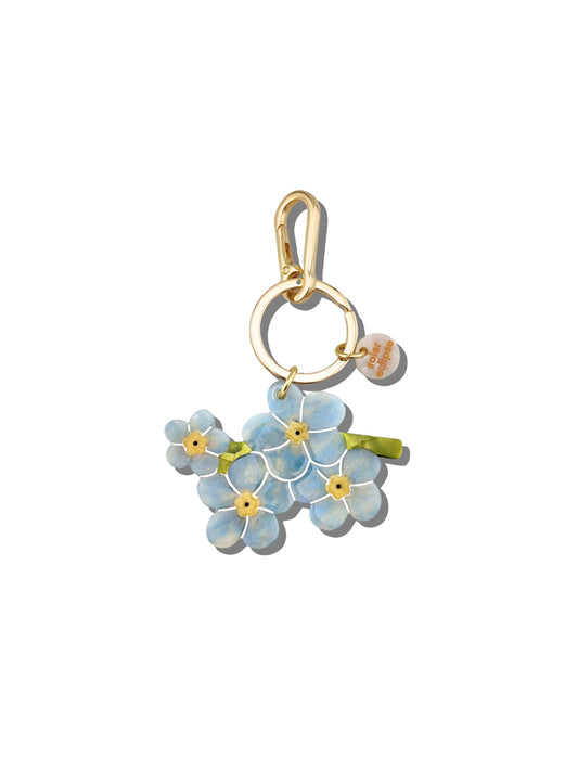 Forget-Me-Not Bag Charm + Keychain