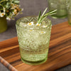 Victoria Green Acrylic Glass, S/6