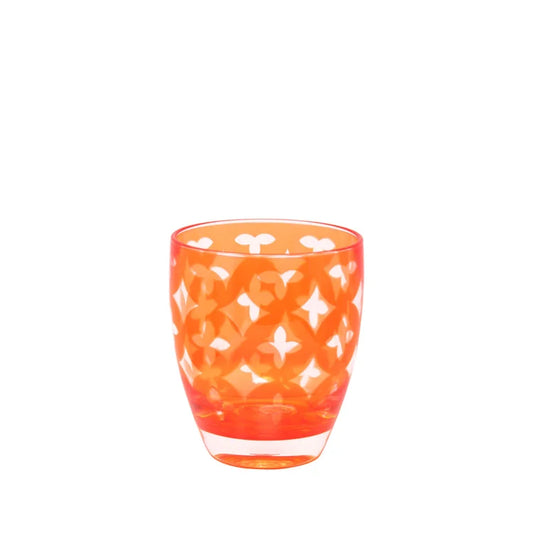 Palazzio Orange Small Tumbler - S/4