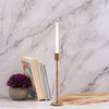 Candle Holder H 9" x Dia 2.25" Old Brass: OLD BRASS / IRON