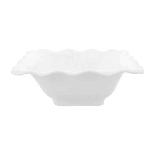 White 12.5" Melamine Serving Bowl