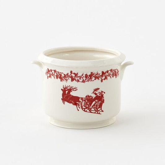 Vintage Christmas Champagne Bucket/Cachepot