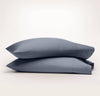 Percale Hemmed Pillowcase Set: Natural / Standard