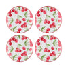 Cherry 6" Melamine Plate, S/4