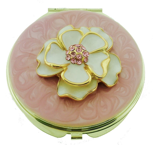 Compact Mirror Flower