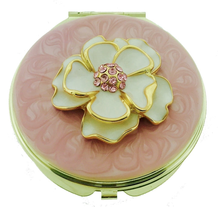 Compact Mirror Flower