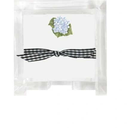 Blue Hydrangea Mini Cards w/ Acrylic Box