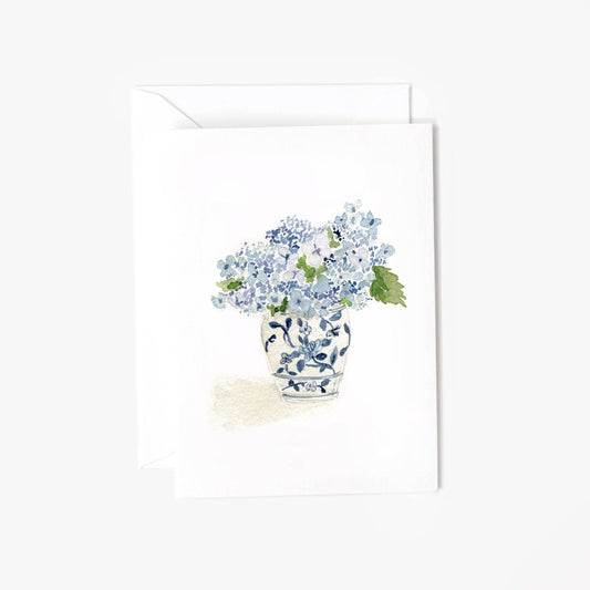 Hydrangea Bouquet Mini Enclosure Notecard