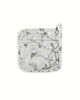 Camellia Neutral Floral Cotton Pot Holder Set