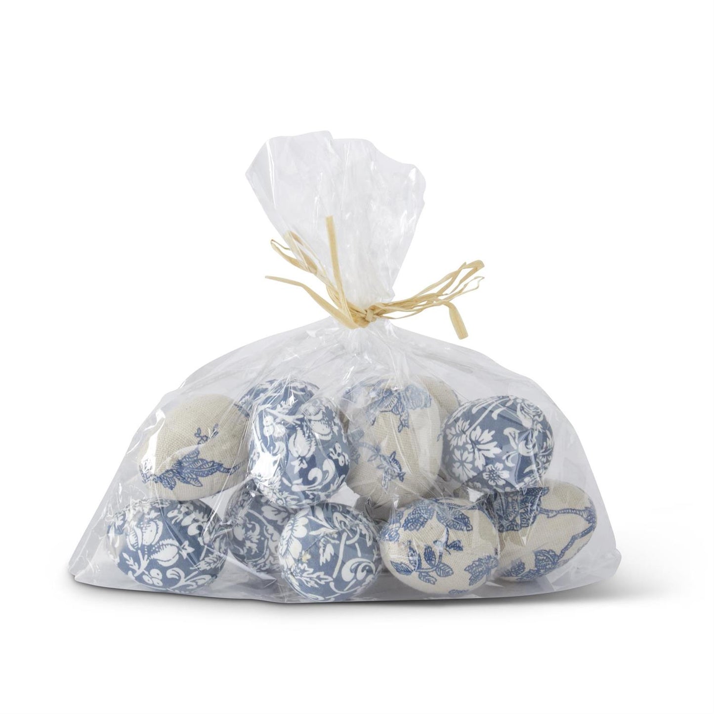 2" Fabric Toile Eggs Bundle