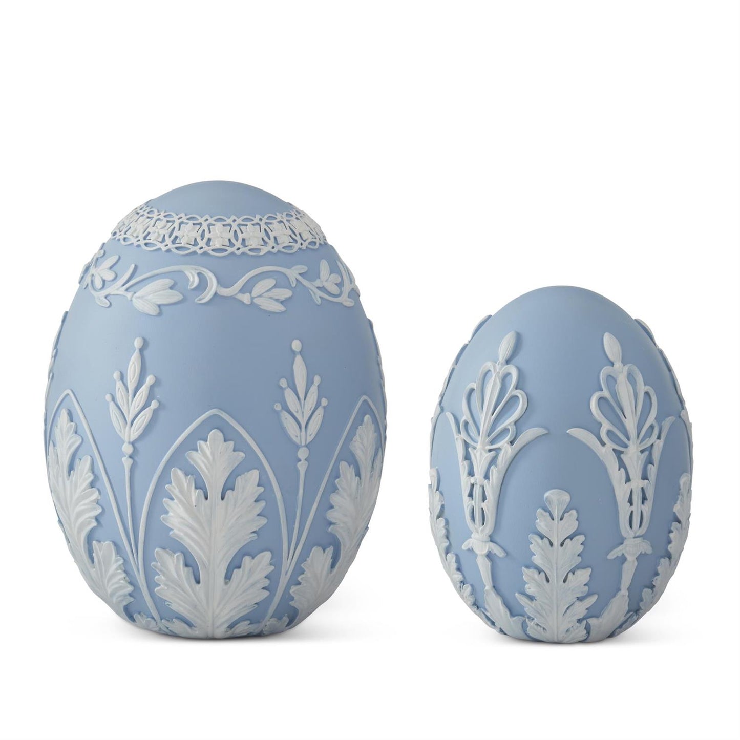 Blue & White Filigree Egg