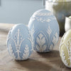 Blue & White Filigree Egg