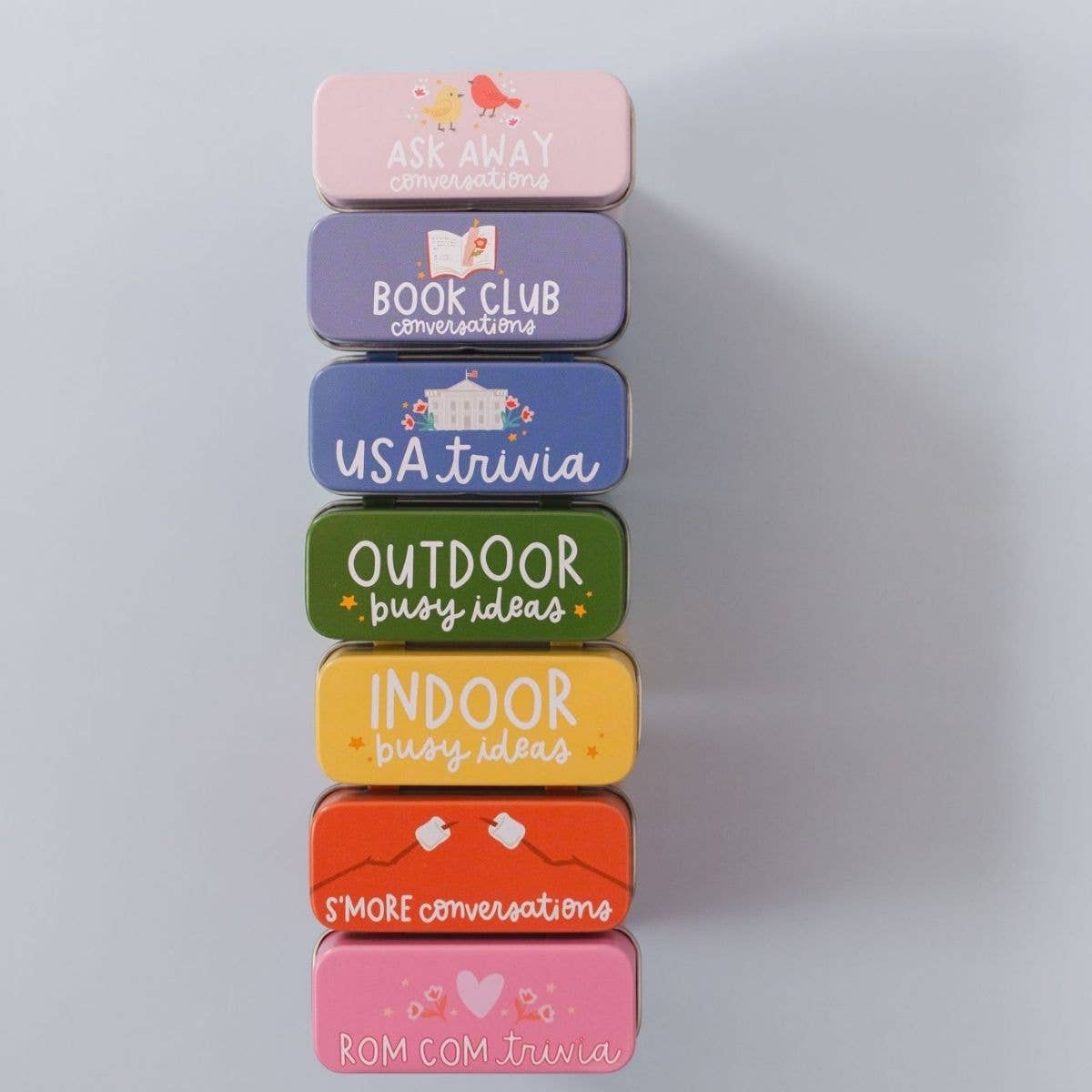 Indoor Busy Ideas Cards Deck of Cards/Storage Tin
