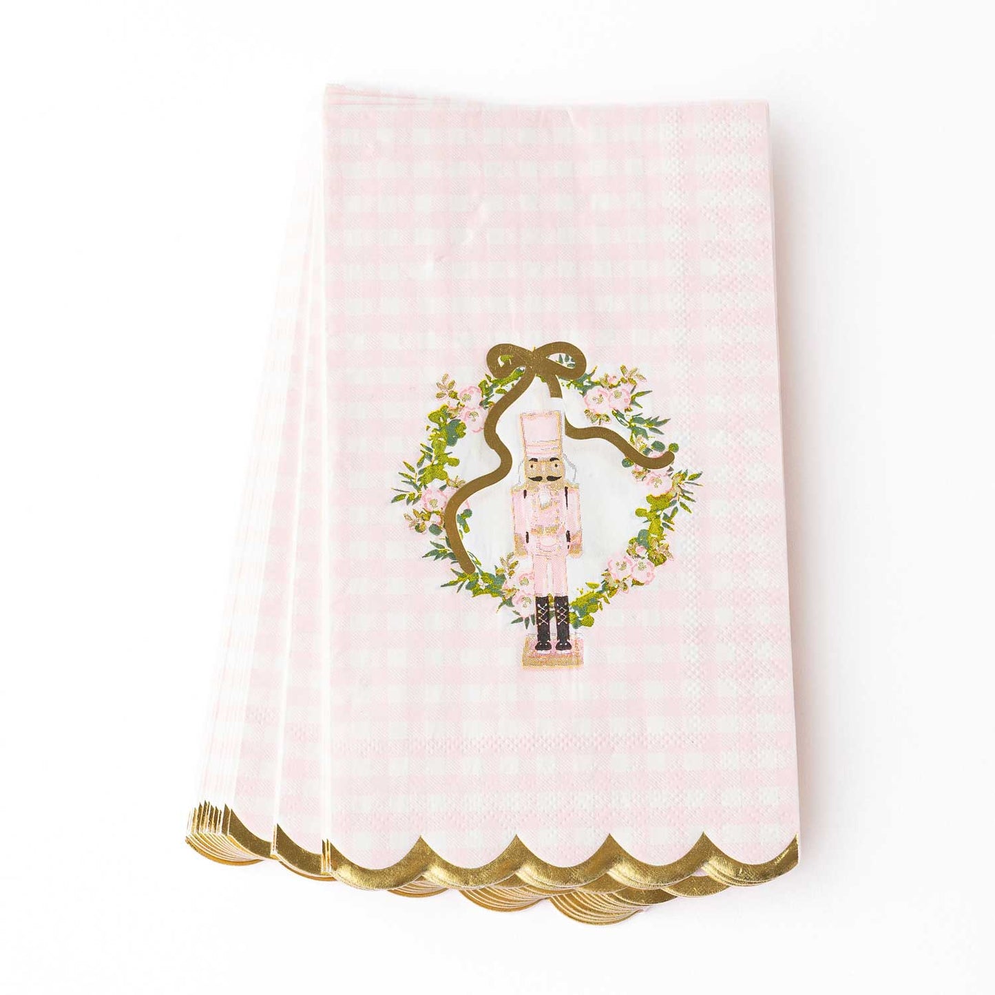 Sugarplum Gingham Paper Guest Towels, 16-Pack