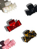 Classic Bow Acetate Claw Hair Clip | Eco-Friendly: Red