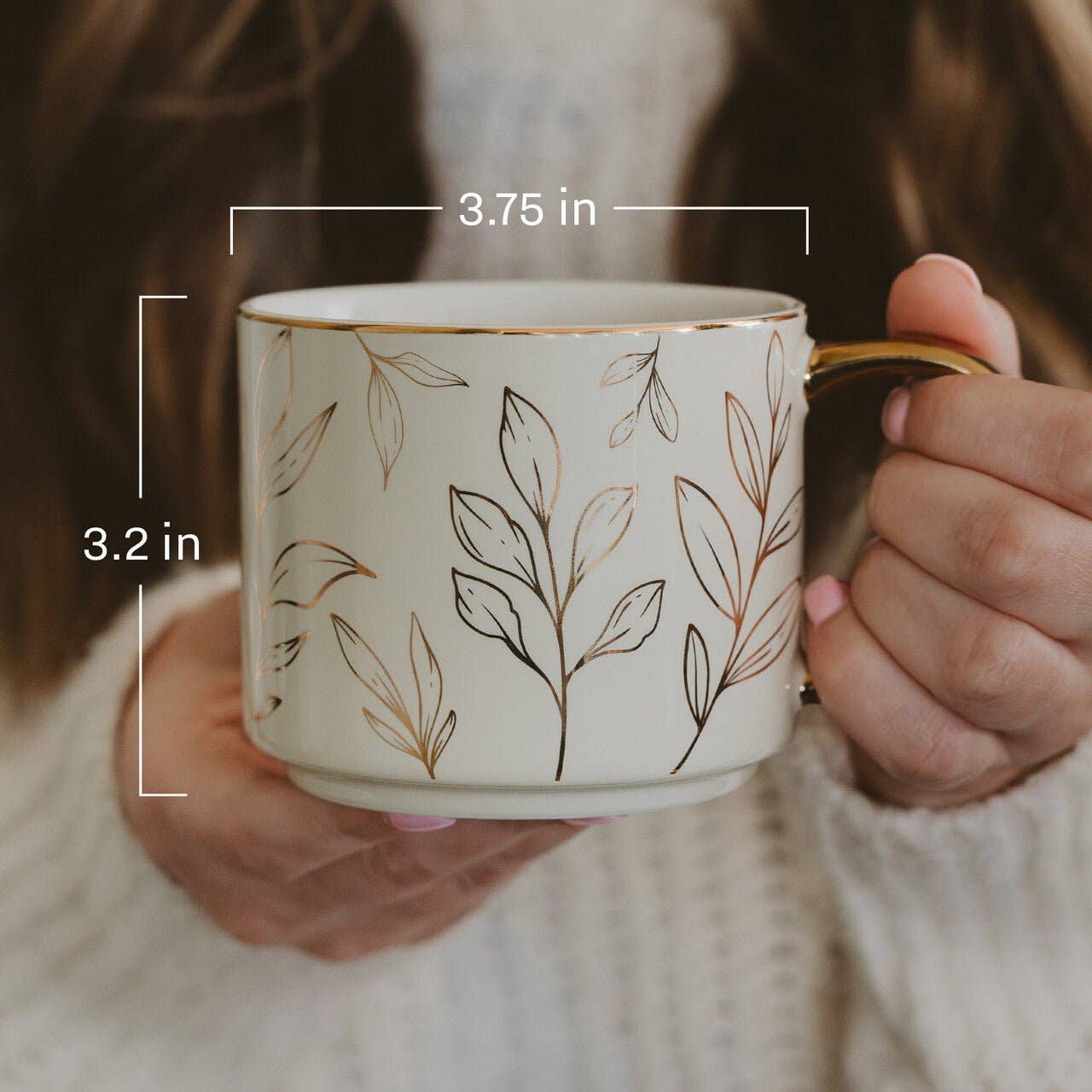 Floral Quilt Coffee Mug