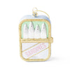 Vintage Sardines Tin Glass Christmas Ornament