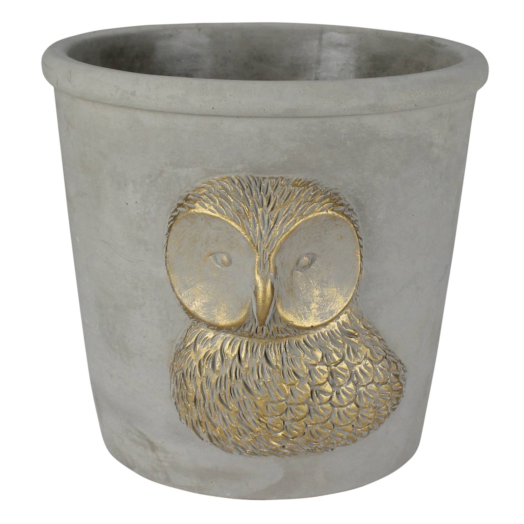large owl plant pot Owl Cachepot – Hostess and Home