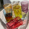 Moroccan Tea Glasses "Crystal Drops" Design, S/6