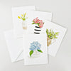 Flower notecards set