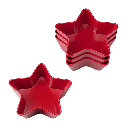 Patriotic Star Melamine 5 1/2" Bowl, Red