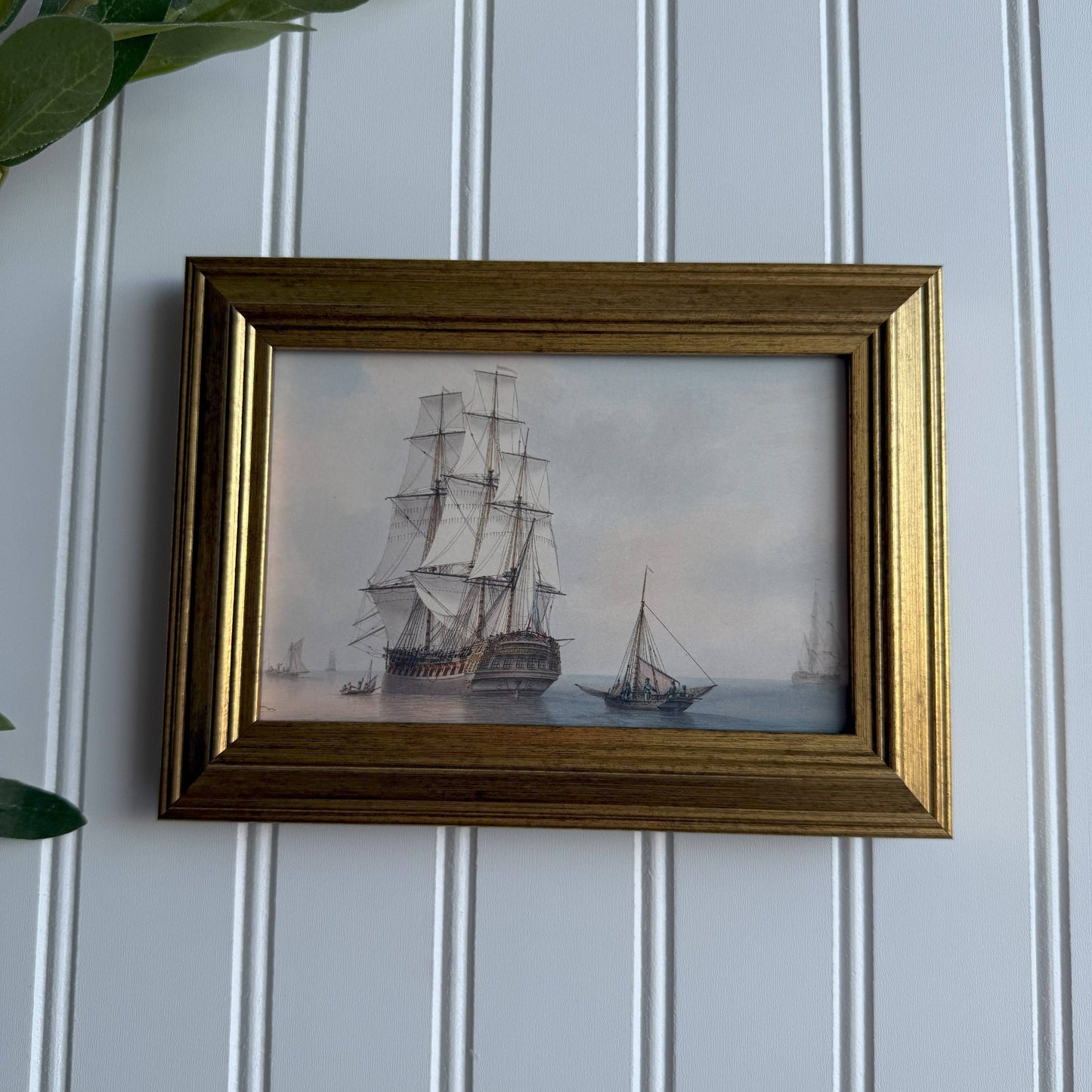 Vintage Style Pirate Ship Art Print - #2