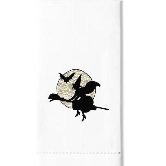 Witch Silhouette Hand Towel