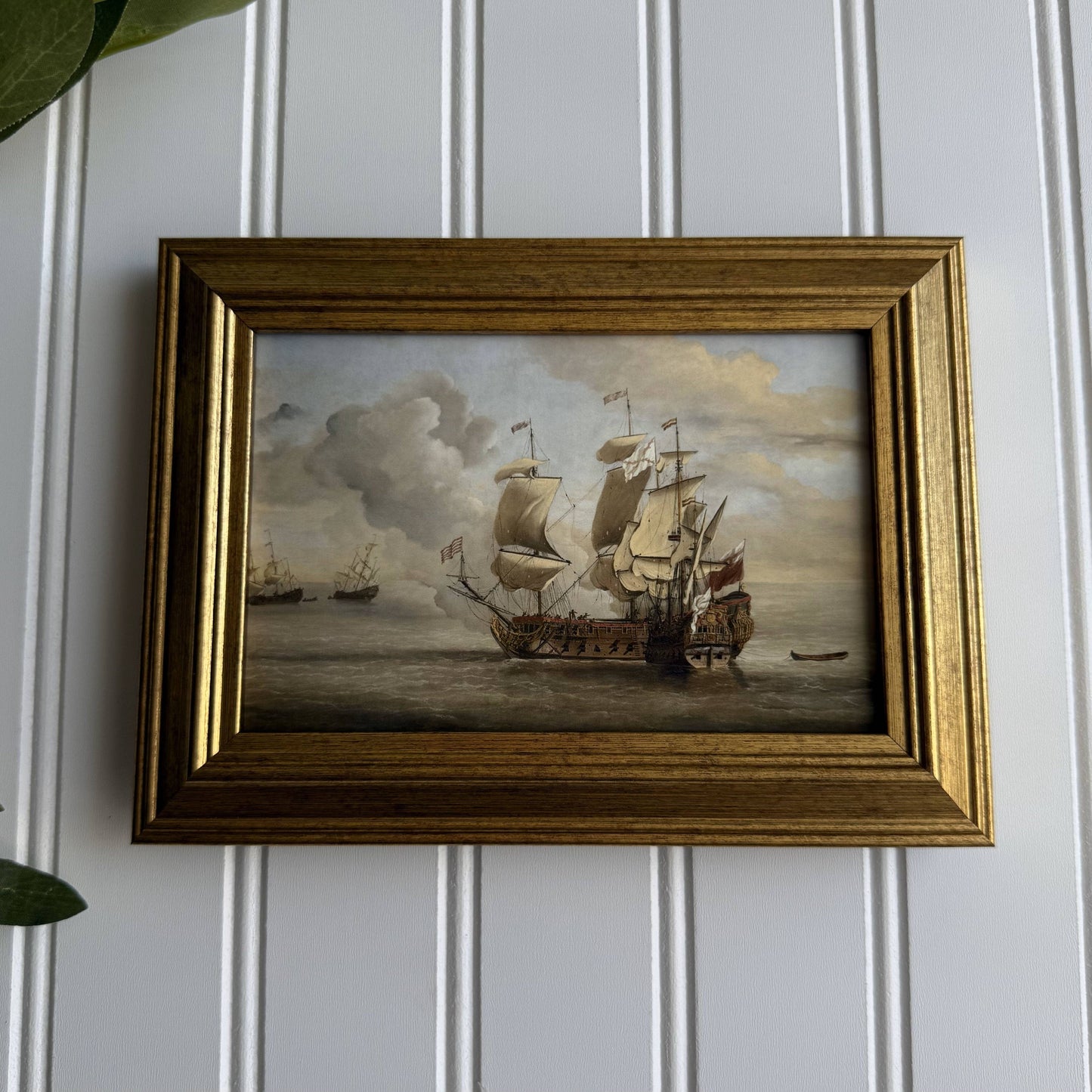 Vintage Style Pirate Ship Art Print - #1