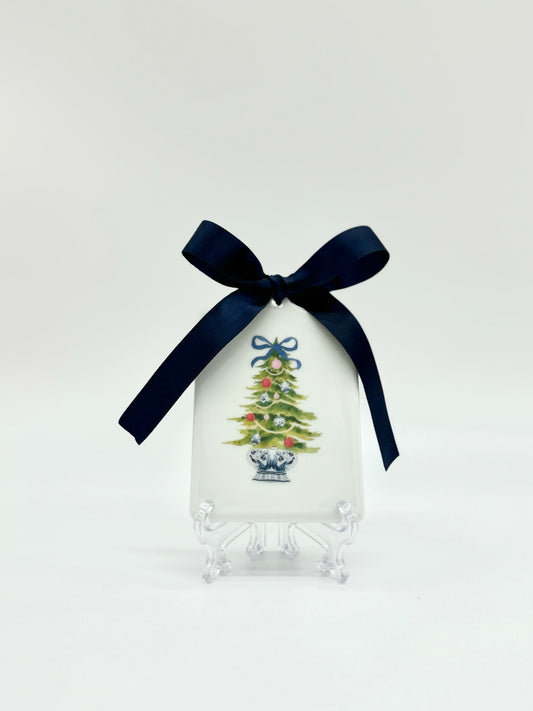 Blue Chinoiserie Tree Ornament