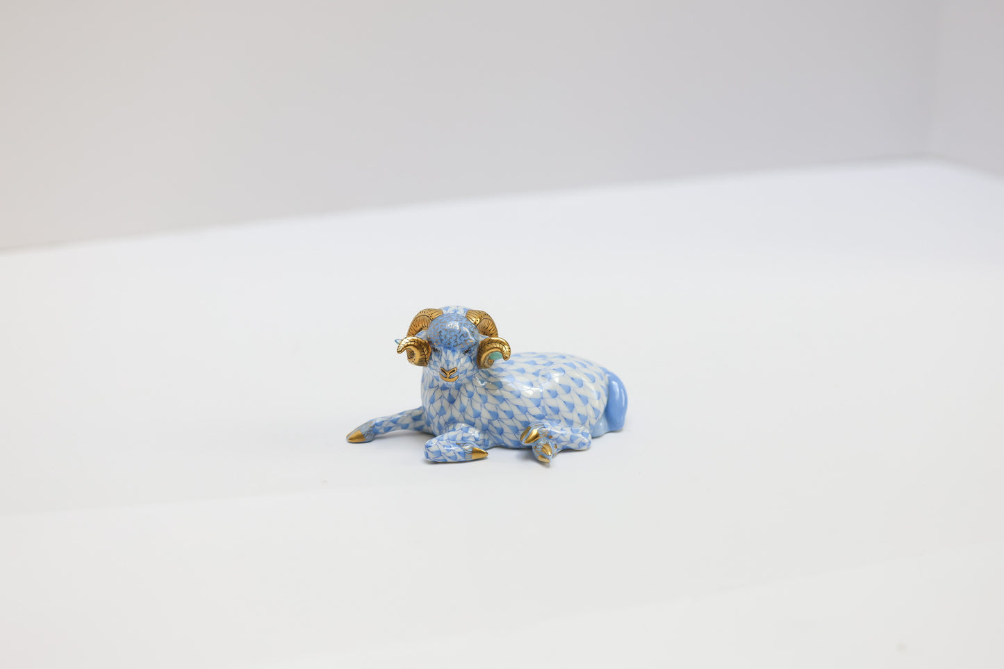 Recumbent Ram Blue
