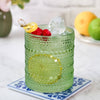Sage Green Old Fashion Glass, Set of 6