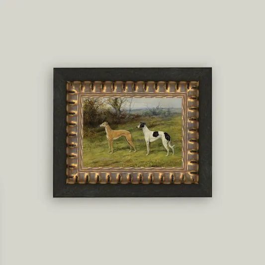 Greyhound Whippet Dogs Art - 5x7