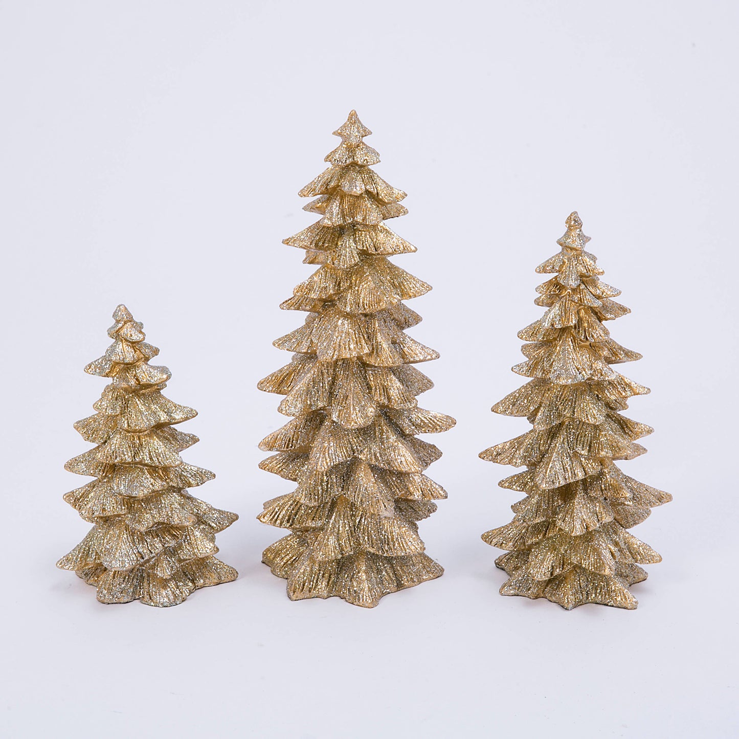 Gold Glitter Trees