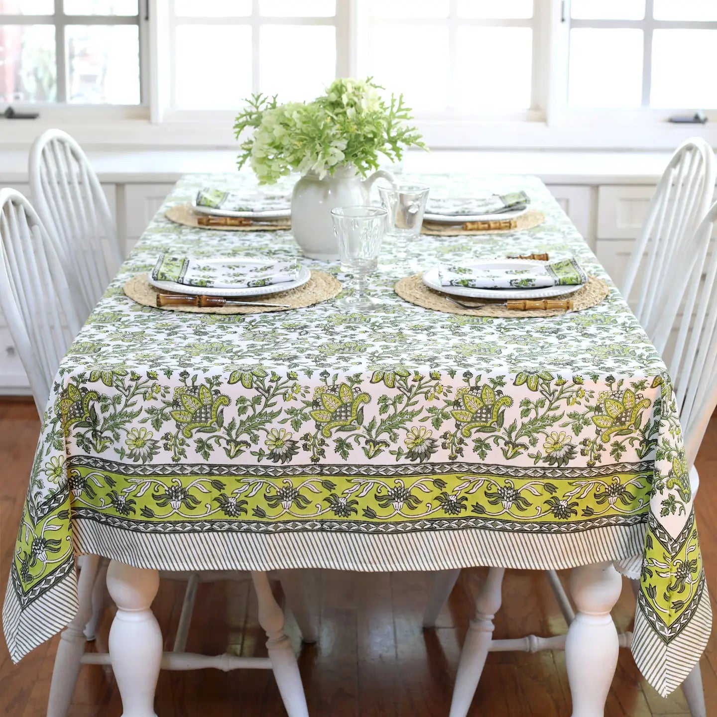 Gayatri Tablecloth Olive: 60x92