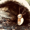 Barn Owl Felt Ornament