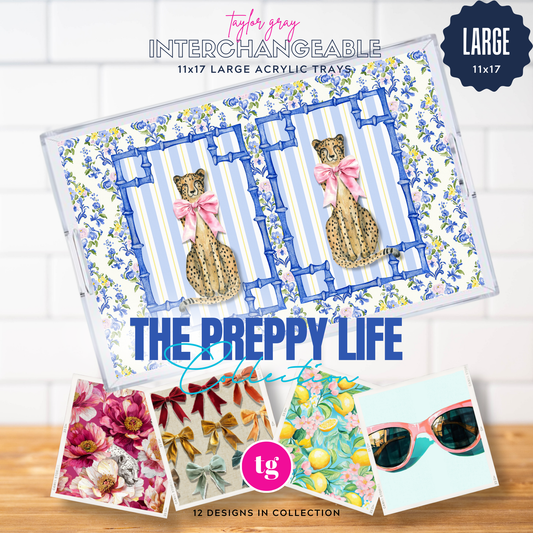 Acrylic Tray "THE PREPPY LIFE"