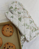 Camellia Neutral Floral Cotton Oven Mitt Set