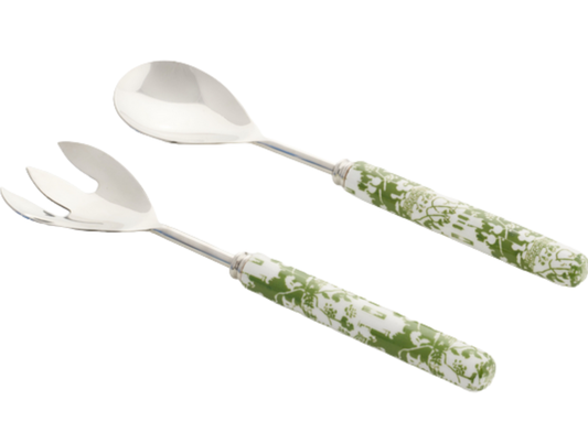 Green Pagoda Salad Servers