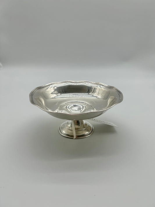 Wavy Sterling Compote