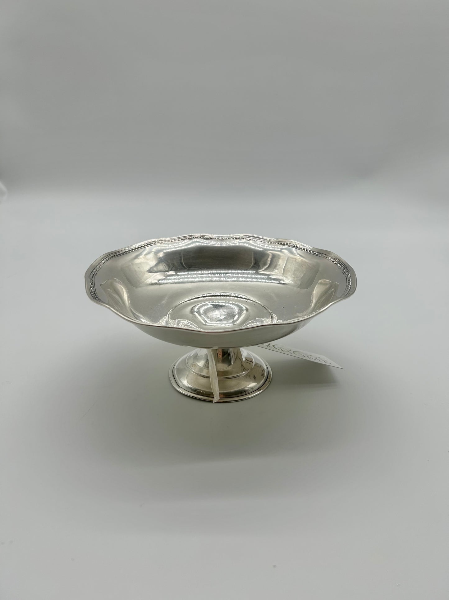 Wavy Sterling Compote