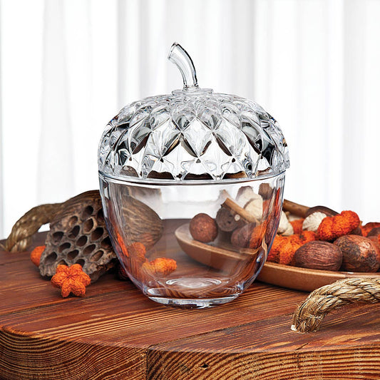 Harvest Acorn Covered Box / Jar