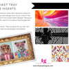 Acrylic Trinket Tray Insert "Funky Finds"