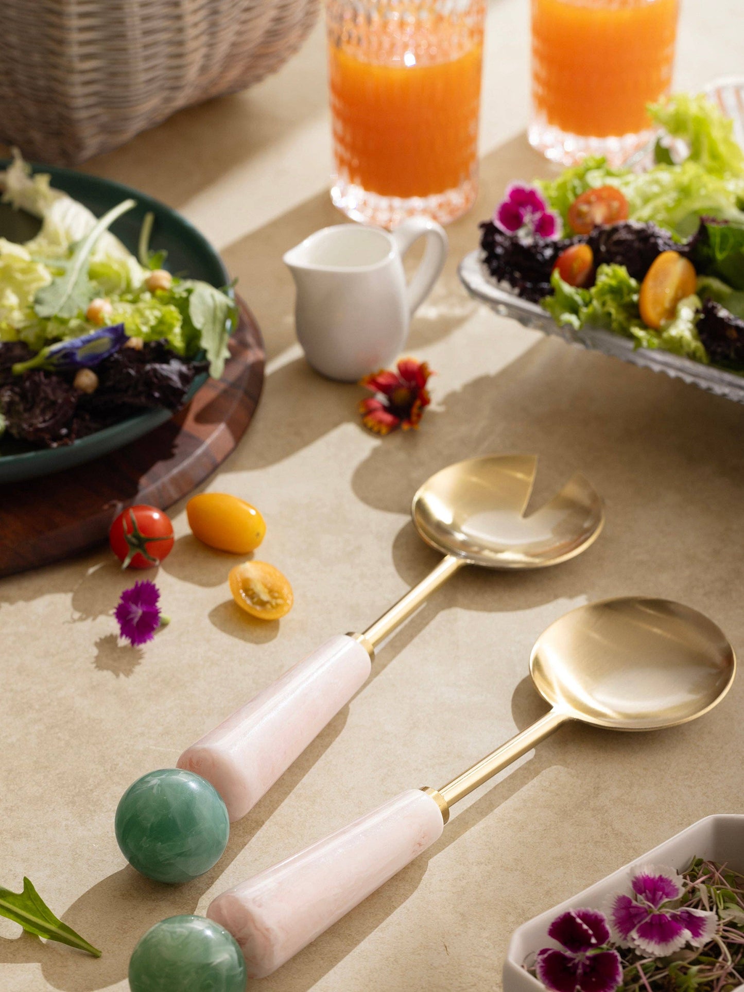 Copenhagen Sculpted Salad Servers Set