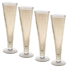 Catalina Footed Champagne Flute Clear: Amber