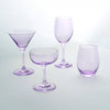 Set of Four Veneto White Wine Glasses: Amethyst