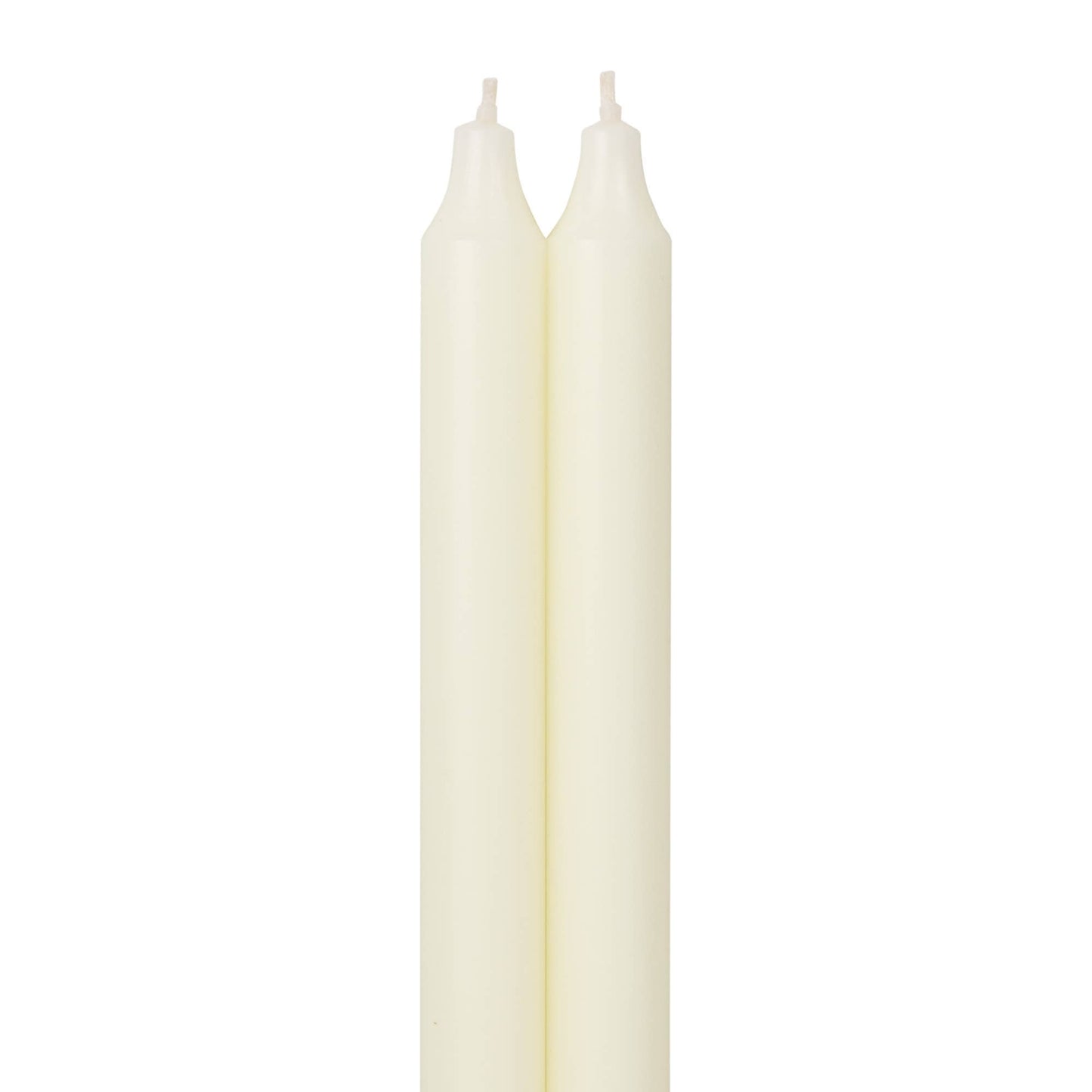 12" Taper Candles - 2pk: Pure White