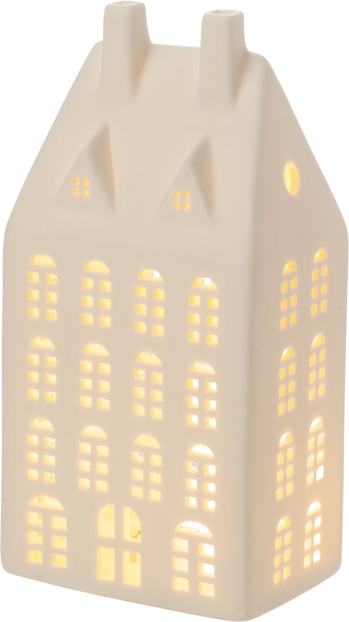 LED Bisque Tall House