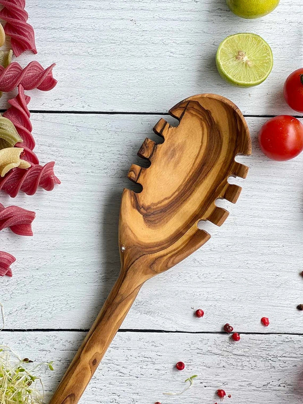 12" Olive Wood Cooking Utensils