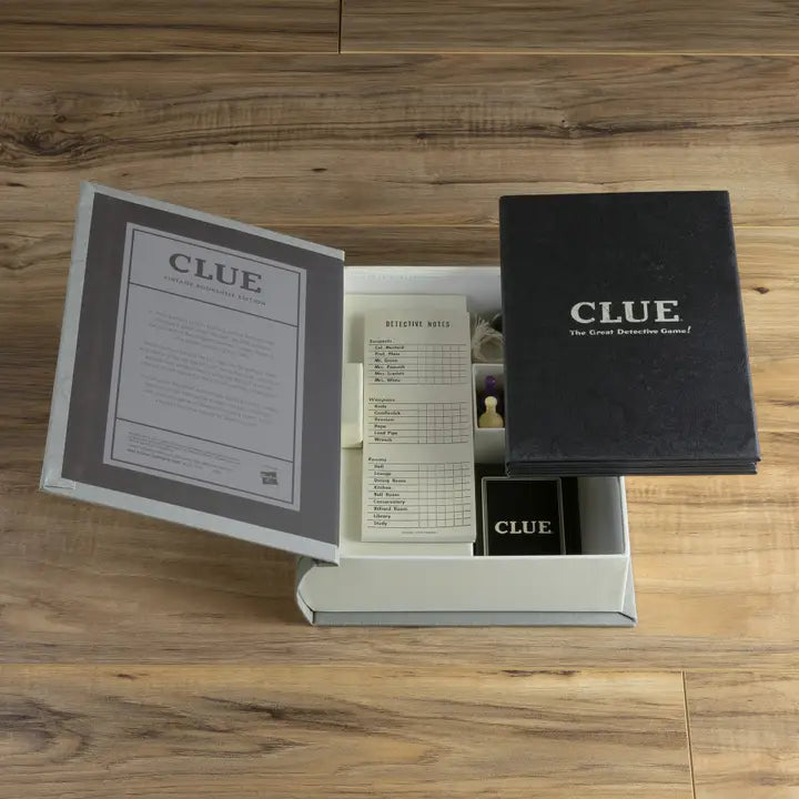 Vintage Bookshelf Edition Game - CLUE